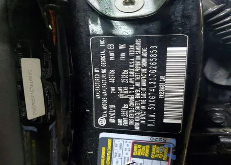 2018 Kia Optima Lx from USA, damaged, VIN 5XXGT4L31JG265853